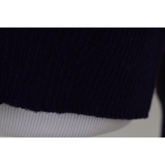 IMPERFECT Vintage‎ 90s Blue and Green Plaid Grandpa Sweater - Picture 10 of 10